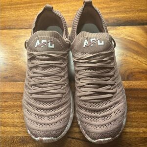 APL pink Knit Techloom Wave Athletic Shoes